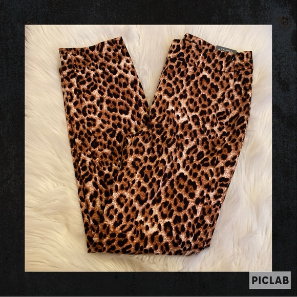 Talbots Pants - Talbots Chatham Ankle Pants - NWT - Size 4 - Leopard Print